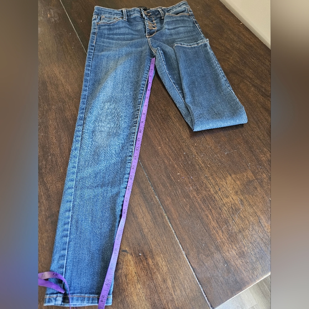 Celebrity Pink Dark Blue High-Rise Skinny Jeans - Picture 11 of 15